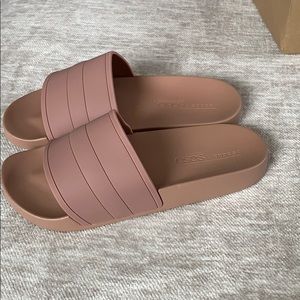 ASOS Nude Slides Wide Width 10W